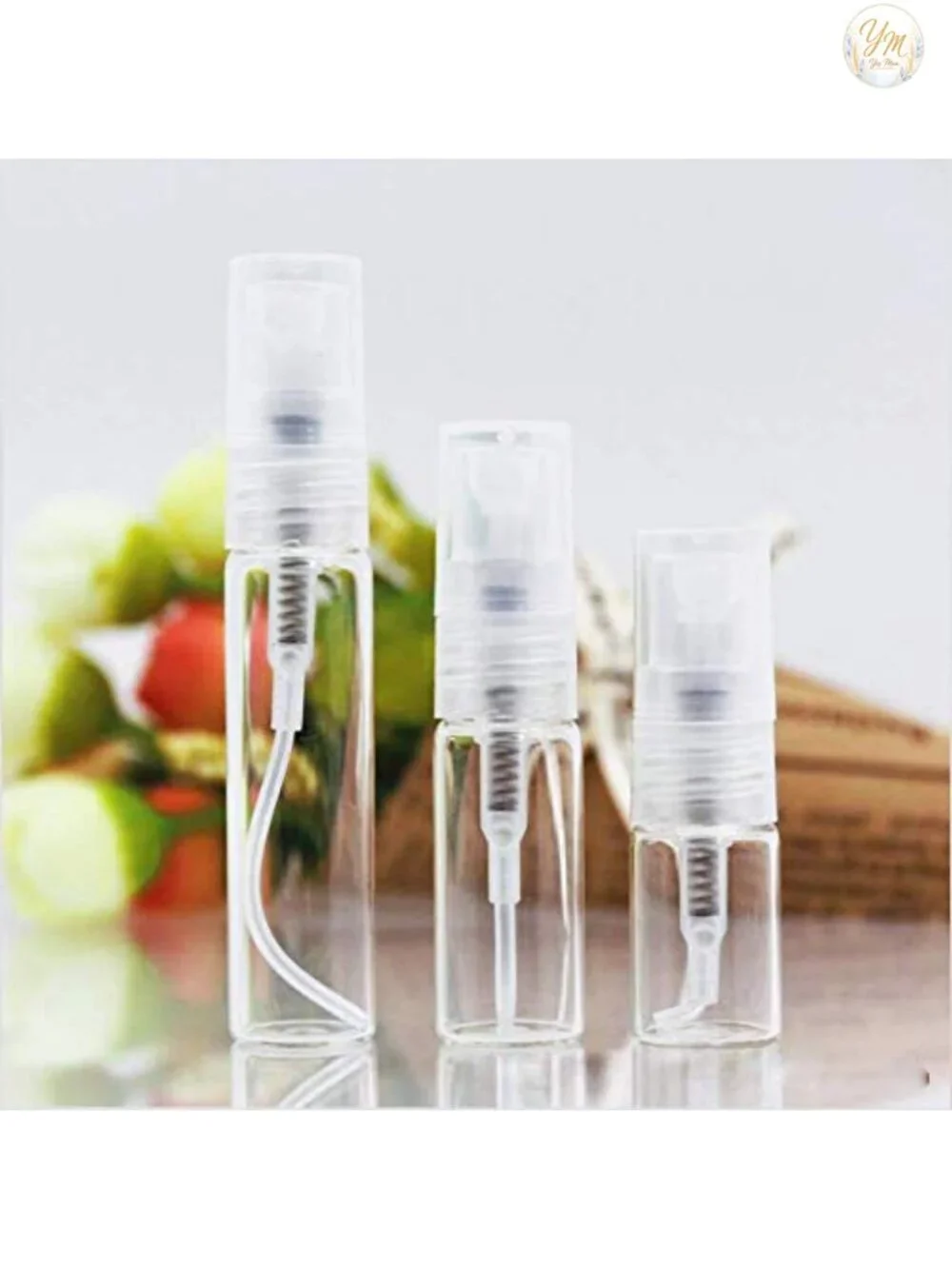 Mini Perfume Bottles 3ml 100pcs Refillable Spray Bottle for Travel Essential